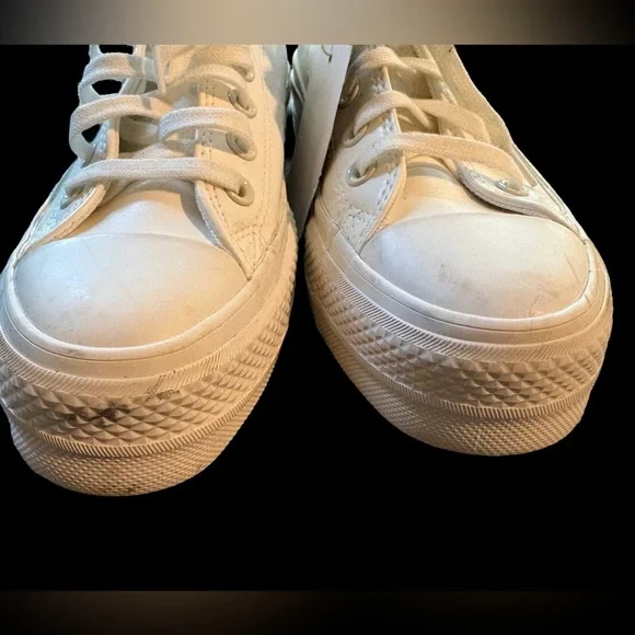 Converse Platform Chuck Taylor All Star Low Top Sneakers Size 7 - Picture 4 of 6